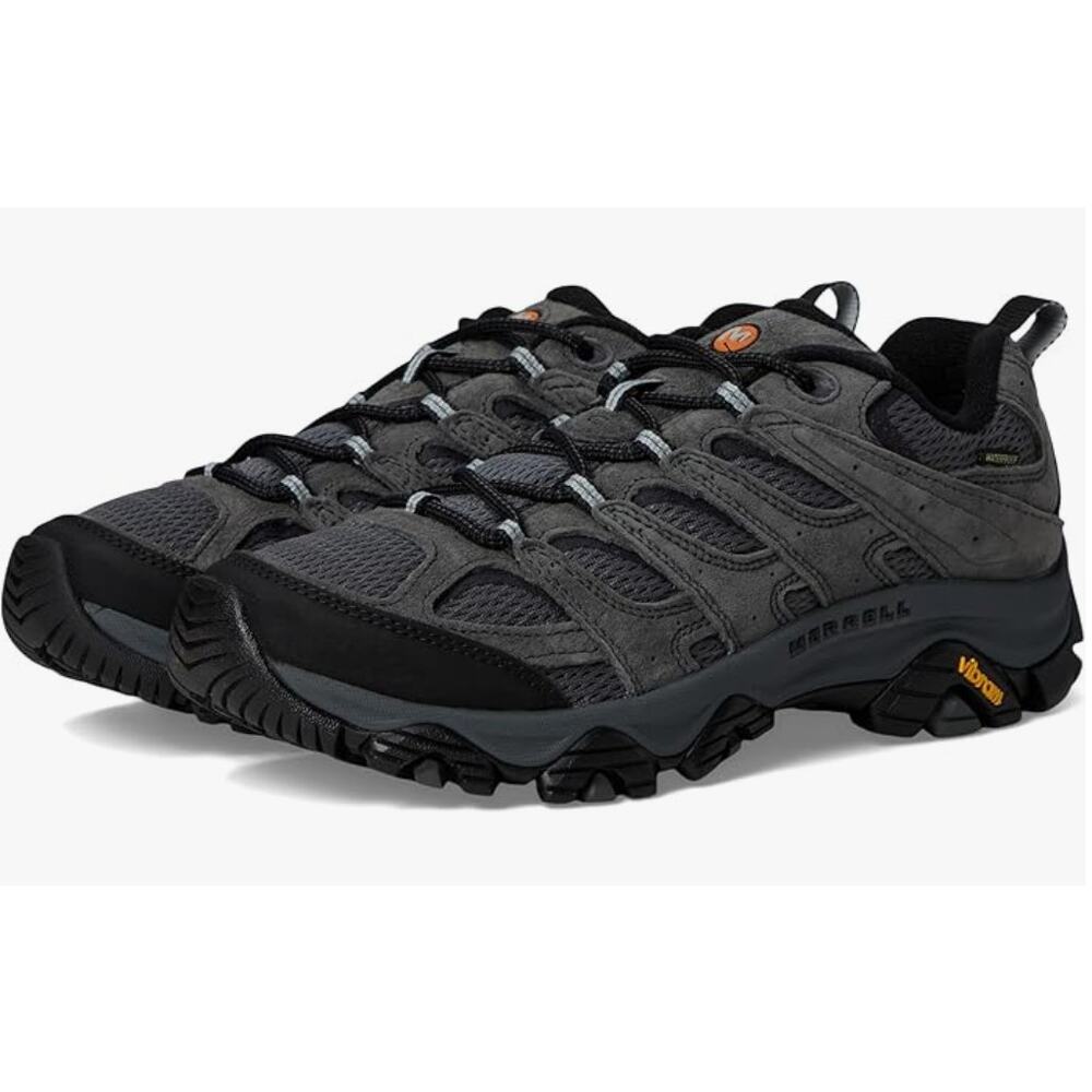 Merrell Moab 3 Waterproof Hiking Shoe, Granite, 9.5 men's